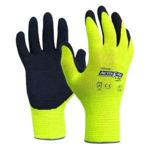 Esko Towa Activgrip Lite Hi-Vis Gloves Pack of 12 Pairs Empyre Workwear Packagin&hellip;