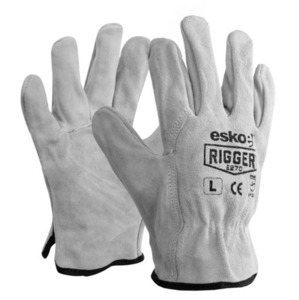 Esko The Rigger Split Suede Gloves Pack of 12 Pairs Empyre Workwear Packaging & Hygiene