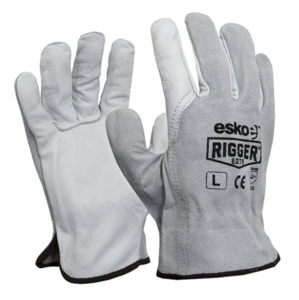 Esko The Rigger Premium Split Gloves Pack of 12 Pairs Empyre Workwear Packaging &hellip;