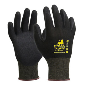 Products: Esko Black Bull Nitrile Glove Header Carded Pack of 12 Pairs Empyre Agri Essentials