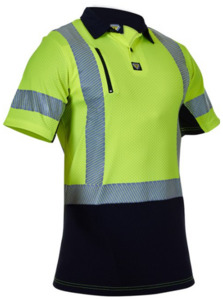 D/N S/S Microvent® Premium Polo Men’s Yellow/Black Empyre Workwear Packaging &hellip;