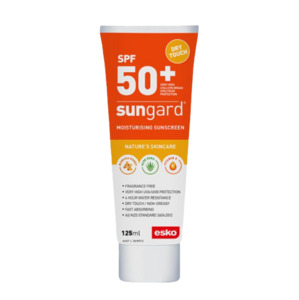Products: Esko SunGard SPF50+ Sunscreen, 125ml Tube - Pack of 12 Empyre Workwear Packaging & Hygiene