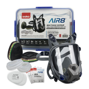 Esko AIR8 Full Face Multigas Clipbox Kit Empyre Workwear Packaging & Hygiene