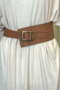 Leather Belts: Asymmetric Leather Belt