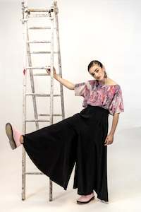 Simple Silks: Silk crepe de chine full circle culottes