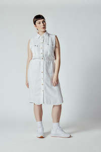 Jump In Lux Leisure: Linen Cargo Sleeveless Dress