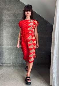 Scarlet Blossom Dress