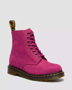 Dr. Martens 1460 8 Eye Boot - Fuschia Pink Milled Nubuck Rb