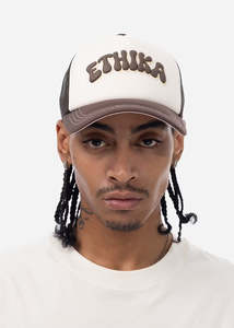 Womens Headwear: Ethika Hawaiian Flower Trucker Hat