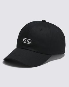Womens Headwear: Vans Half Box Curved Bill Jockey Hat - Black