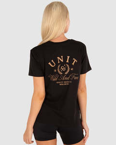 Womens Tops: UNIT PLACID LADIES TEE