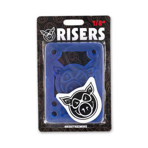 All Mens: Pig Risers 1/8" - Blue