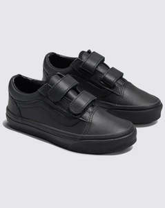 Vans: Vans Kids Old Skool Classic Tumble / Black Mono