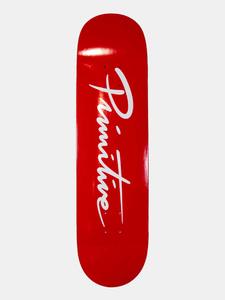 Sale In Stock: Primitive Deck Nuevo Script Core Red