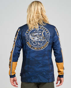 The Mad Hueys HOOKED CUDA | UPF 50+ FISHING JERSEY