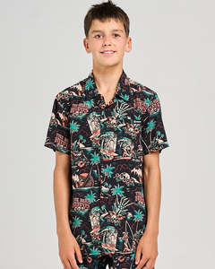 The Mad Hueys SHE'LL BE RIGHT | YOUTH WOVEN SHIRT