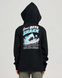 Youth 5 15 Years: The Mad Hueys GREAT BITE SHARK | HOODED PULLOVER