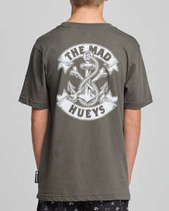 Kids Tops: The Mad Hueys ANCHOR BONES | YOUTH SS TEE