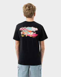 Kids Tops: Santa Cruz Meek Scratched Slasher Boys Tee
