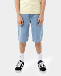 Kids Bottoms: Santa Cruz Space Rocket Stack Boys Jean Shorts