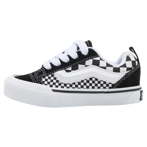 Kids Footwear: Vans Knu Skool Kids - Mix Checker Black / True White