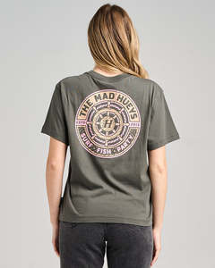 Womens T Shirts: The Mad Hueys HUEYS SHIP WHEEL | WOMENS SS TEE