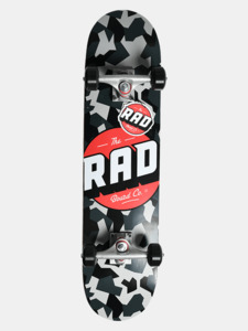 Rad Board Co: Rad Dude Crew Camo Snow Complete Skateboard