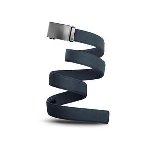 Mens Belts: Mission Belt Gunmetal/Midnight Blue
