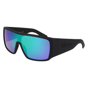 Mens Sunglasses: Dragon Rocker - Matte Black / LL Green Ion Polarised