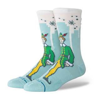 Mens Socks: Stance Big City Elf Crew Socks