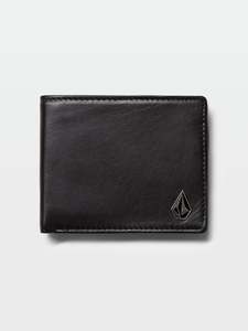 Mens Wallets: Volcom Single Stone Leather Wallet
