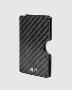 Unit RFID Blocker Carbon Fibre Card Holder