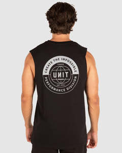 Mens Singlets Tanks: UNIT EVOLVE MUSCLE