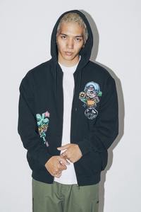 XLarge Painting Zip-Up Hooded Sweatshirt