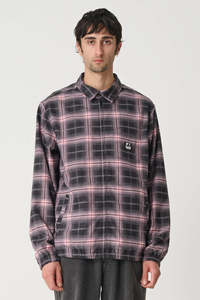 Mens Jackets: XLarge Blended Check Zip Jacket