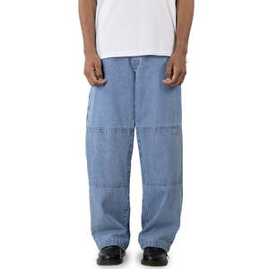 Mens Jeans: Dickies DK011801 Double Knee Light Denim