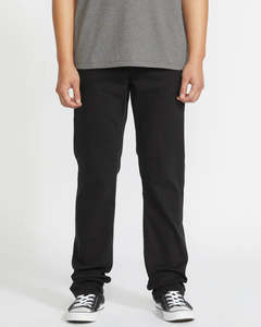 Mens Jeans: Volcom Solver Denim - Blackout