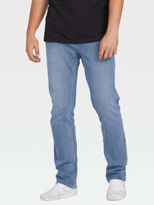 Mens Jeans: Volcom Solver Denim - Old Town Indigo