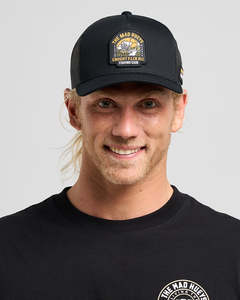 Mens Trucker Hats: The Mad Hueys CAUGHT FK ALL ISLAND | TWILL TRUCKER