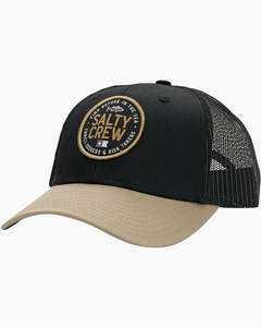 Mens Trucker Hats: Salty Crew Skipper Retro Trucker