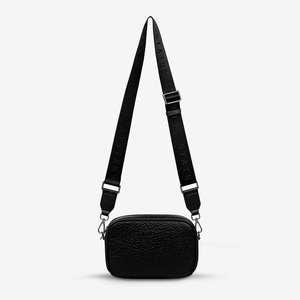 Status Anxiety Plunder With Webbed Strap Bag - Black Bubble