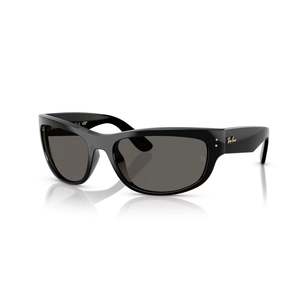 Womens Sunglasses: Ray Ban X ASAP Rocky Mega Balorama Black/ Ultra Black Lens