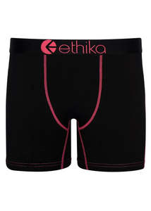 Mens Accessories: Ethika Mens Black Roz Mid