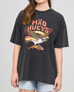 Womens Tops: The Mad Hueys BIRDS OF PREY | WOMENS OVERSIZED TEE