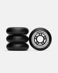 All Womens: Impala Inline Wheel 4 Pack Black 70mm