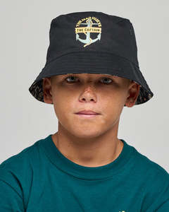 The Mad Hueys CROC CAPTAIN | YOUTH REVERSIBLE BUCKET HAT