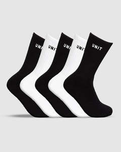Mens Socks: Unit Storm 5 Pack Socks