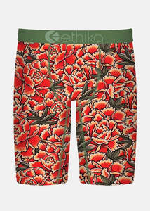Mens Underwear: Ethika Mens Shogun Peony Staple