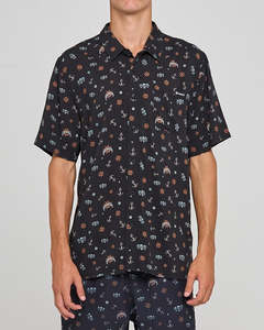 The Mad Hueys TRIPLE ANCHOR | SS WOVEN SHIRT