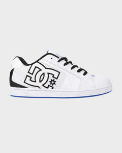 Mens Sale Footwear: DC Net - White/Black/Blue